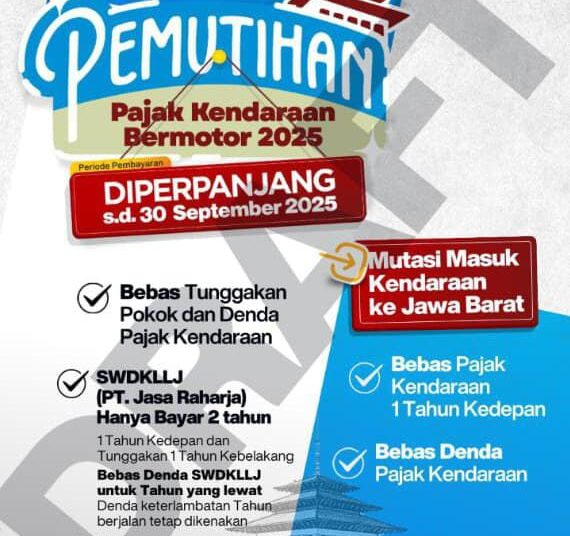 Horeee… Pemutihan Pajak Kendaraan Diperpanjang Lagi