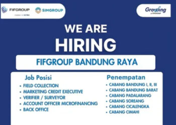 Ada 5 Posisi! FIFGROUP Bandung Gelar Loker Terbaru Buat Tamatan SMA dan SMK