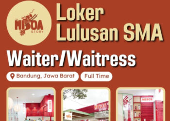 Buat Lulusan SMA dan SMK! The Misoa Story Bandung Adakan Loker Waiter Waitress