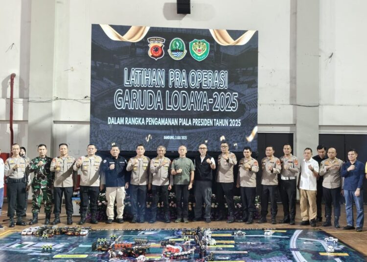 Polda Jabar Siapkan Pengamanan Piala Presiden 2025 di Stadion Si Jalak Harupat