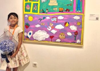 Putri Adara Krisna, Siswi SDN 2 Kuningan Tampil pada Kidz Biennale 2025 di Galeri Nasional Indonesia