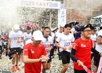 Keseruan Fun Run HUT Bhayangkara ke-79 Ikut Dorong Wisata di Garut