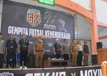 47 Tim Bertarung di Turnamen Gempita Futsal Kemerdekaan