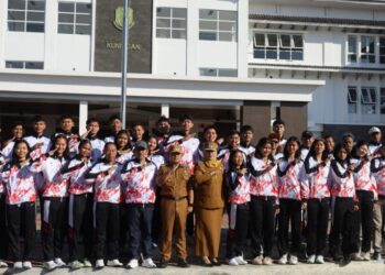 Kontingen Bola Voli Kuningan Optimis Hadapi BK Porprov XV Jabar