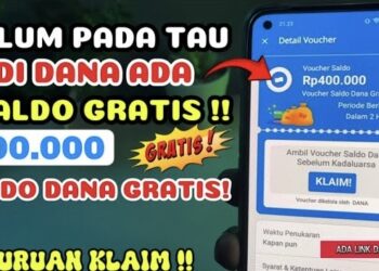 Saldo DANA Gratis Rp400.000 Cair Hari Ini! Cek Syarat dan Cara Klaimnya