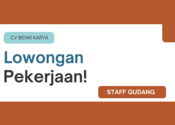 Info Loker Staff Gudang! CV Bidwi Karya Cimahi Buka Lowongan Kerja Buat Tamatan SMA SMK