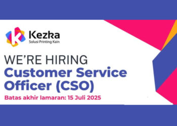 Lulusan SMA SMK Bisa Daftar! Kezka Solusi Printing Kain Bandung Gelar Loker Terbaru