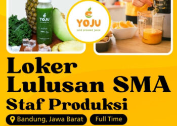 Lulusan SMA SMK Daftar! Yoju Cold Pressed Juice Bandung Gelar Loker Staf Produksi
