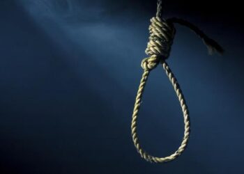 Ilustrasi gantung diri.