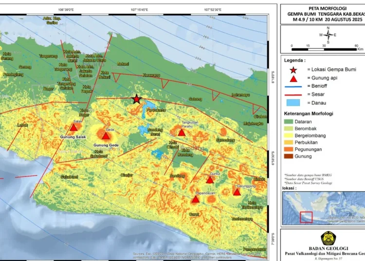 Gempa Bekasi Akibat Aktivitas Sesar Baribis, Simak Penjelasan Badan Geologi