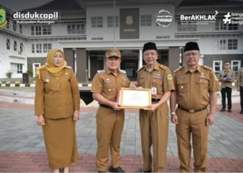 Disdukcapil Kuningan Meraih Penilaian Kerja Terbaik Tingkat Jabar