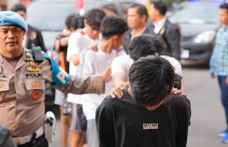 Keroyok Pemotor Hingga Tewas, 11 Pelajar Di Bawah Umur di Baleendah Diamankan Polisi