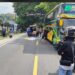 Tabrakan Maut Libatkan Motor dan Bus di Cilimus Kuningan, 1 Orang Tewas