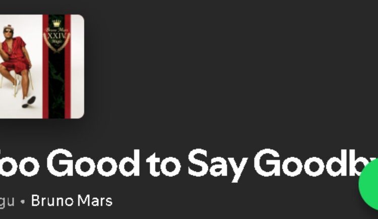 Makna Singkat Lagu Too Good to Say Goodbye – Bruno Mars, Kisah Cinta yang Terlalu Berharga untuk Diakhiri