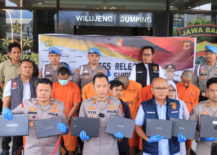 Polisi Bekuk Komplotan Pembobol Sekolah di Sumedang, 5 Pelaku dan 1 Penadah Ditangkap