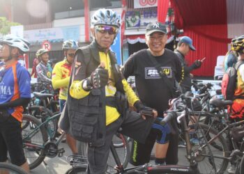 Goweser Lansia Berbaur Bersama di Event Fun Bike Tour de Linggarjati