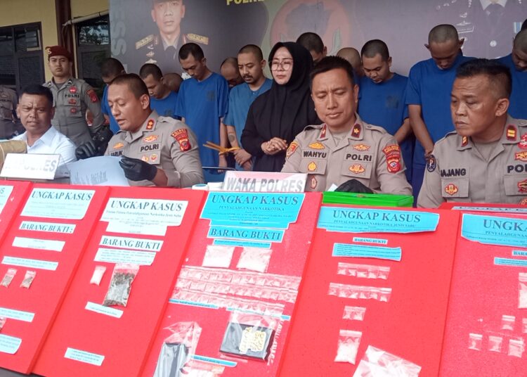Polresta Tasikmalaya Ungkap Kasus Narkoba, Bekuk 15 Pengedar Selama 2 Bulan Terakhir