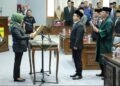 Khoiril Anwar Resmi Gantikan Almarhumah Tiktik Kartika di DPRD Kabupaten Bandung