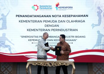 Perkuat Ekosistem Industri Olahraga Nasional, Menpora dan Menperin Teken MoU