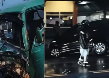 Angkot dan Toyota Rush ‘Adu Banteng” di Nagreg, Sejumlah Penumpang Luka