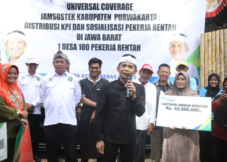 Purwakarta Luncurkan Program “1 Desa 100 Perlindungan”, 19.800 Pekerja Informal Siap Terlindungi BPJS Ketenagakerjaan
