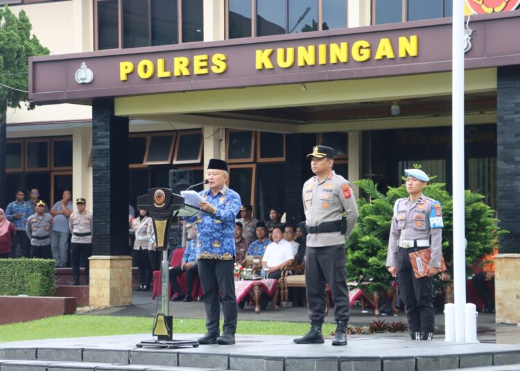 Operasi Lilin Pengamanan Nataru di Kuningan Melibatkan 584 Personil