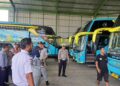 Jelang Nataru di Kuningan, Awak Bus Dites Urine