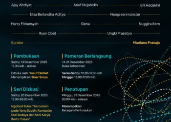 Pameran Re Trace Digelar 13 – 21 Desember di Graha Wangi Kuningan