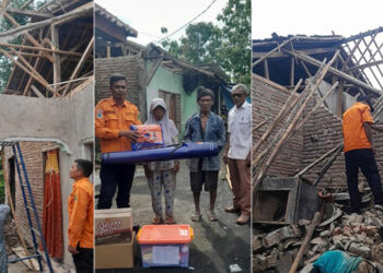 Rumah Abah Suha di Cibingbin dan Rumah Abah Astam di Tundagan Ambruk