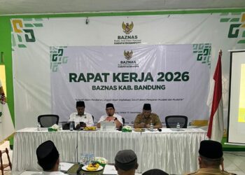 Perkuat Evaluasi dan Perencanaan Program, BAZNAS Kabupaten Bandung Gelar Rapat Kerja 2026