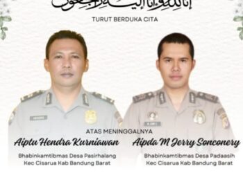 Tragis, Dua Babinkamtibmas Gugur Saat Jalankan Tugas Pengamanan Longsor Cisarua