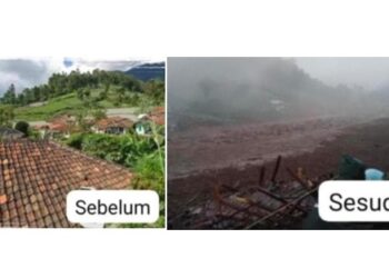 Longsor Terjang  Cisarua KBB, 111 Warga Terdampak, 6 Orang Tewas, 84 Masih Dicari