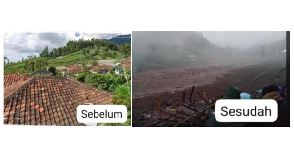 Longsor Terjang Cisarua KBB, 111 Warga Terdampak, 6 Orang Tewas, 84 Masih Dicari