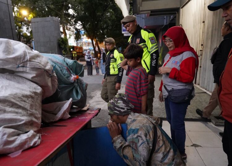 Operasi PPKS Jalanan Saat Long Weekend, 77 Tunawisma Dijaring di Sejumlah Titik Kota Bandung