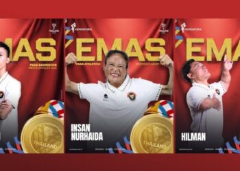 Tiga Atlet NPCI Raih Empat Medali Emas ASEAN Paragame di Thailand