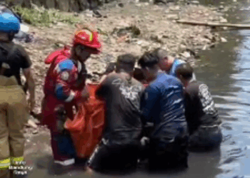 Empat Anak Tenggelam di Sungai Cikapundung Batununggal, Tiga Selamat Satu Tewas
