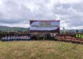 TMMD ke-127 Kodim 0624 Kabupaten Bandung Bangun Jalan Tembus Perbatasan Cianjur di Cipelah