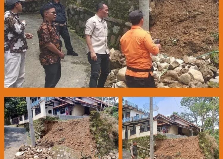 Longsor Melanda Desa Cipakem dan Pakapasan Girang
