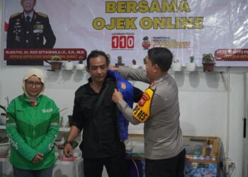 Sinergi ” Sauyunan Jaga Lembur” Kapolres Tasikmalaya Ganjal Komunitas Ojol Jadi Mitra Kamtibmas