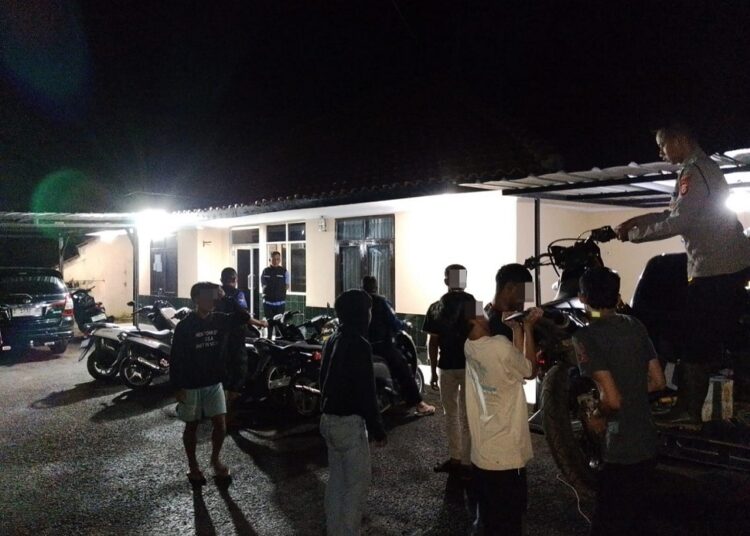 Aksi Balap Liar Kembali Terjadi di Garut, Polisi Amankan Lima Pelaku dan 12 Motor Berknalpot Brong
