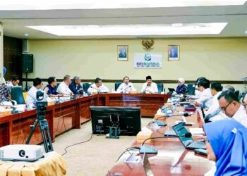 Sejumlah Menteri, Dirut BPJS dan Kepala BPS Duduk Bersama Bahas Transisi PBI JK