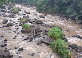 Sungai Cijurai Meluap, 110 Rumah Warga di Desa Andamui dan Cisaat Terendam Air