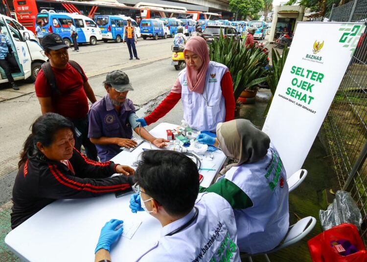 BAZNAS RI Perpanjang Layanan Kesehatan Gratis Selter Ojek Sehat Selama Ramadan