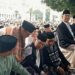Tiga Tokoh Nasional, JK,Mahfud MD dan Anies Shalat Bareng di Saf Terdepan
