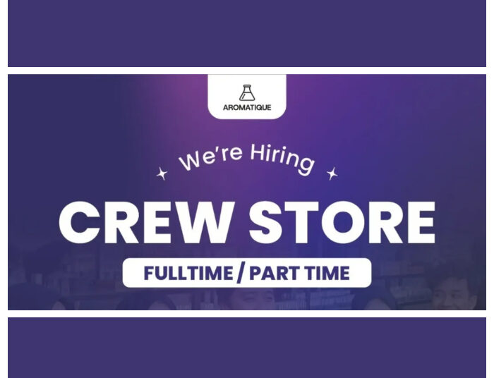 Aromatique Bandung Adakan Loker Posisi Crew Fulltime dan Partime, Minat?