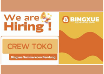 Buat Lulusan SMA SMK, Bingxue Summarecon Bandung Buka Loker Crew Toko