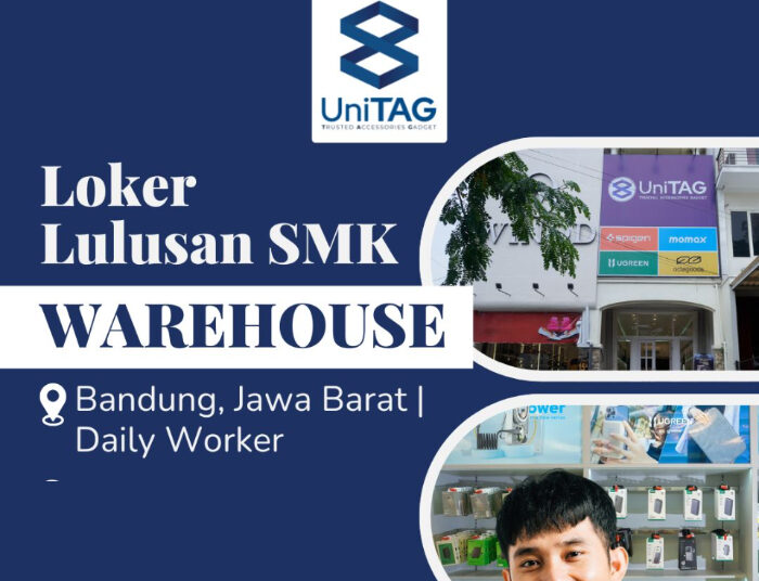 Buat Lulusan SMK, UniTAG Bandung Buka Loker Posisi Staff Gudang