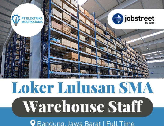 Elektrika Multikatama Bandung Buka Loker Staff Gudang Buat Lulusan SMA, Minat?