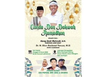 Gubernur KDM Hibur Warga Cibingbin Lewat Canda dan Dakwah Ramadan