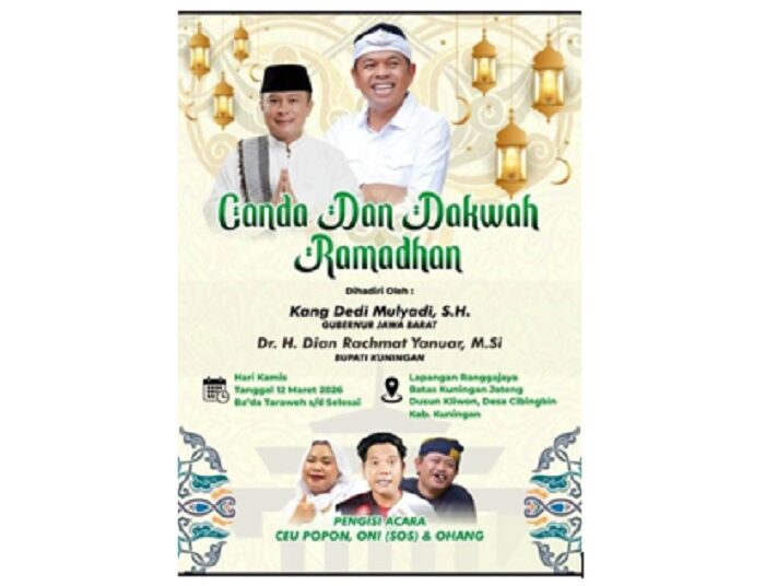 Gubernur  KDM Hibur Warga Cibingbin Lewat Canda dan Dakwah Ramadan